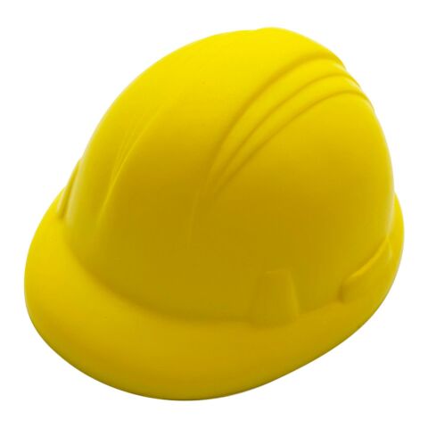 Anti-Stress Bauhelm 'Bobby' aus PU Schaum Gelb