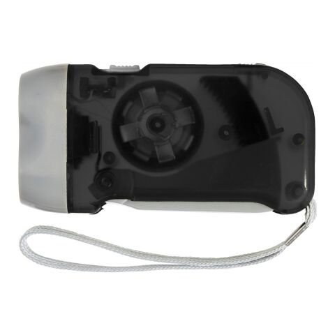 LED-Dynamotaschenlampe 'Mission' aus Kunststoff