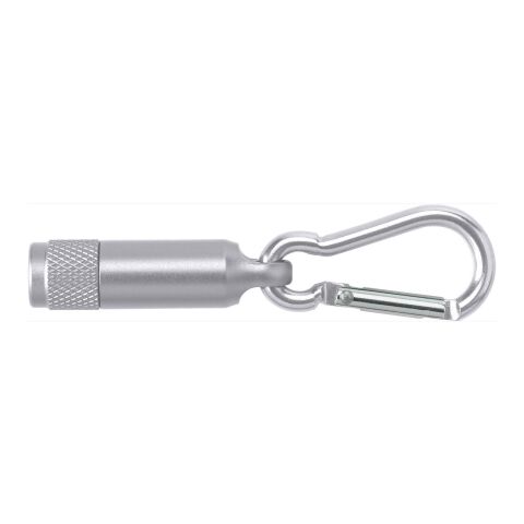 Mini-Taschenlampe aus Aluminium mit Karabiner