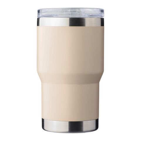 Recycelter Edelstahl-Reisebecher (350 ml) Ayen beige