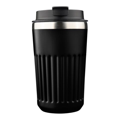 Reisebecher aus recyceltem Edelstahl (400 ml) Chiara Schwarz