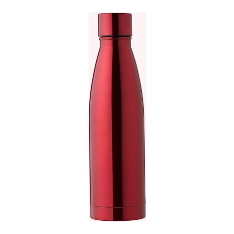 Doppelwandige Trinkflasche aus Edelstahl 'Marcelino' Rot
