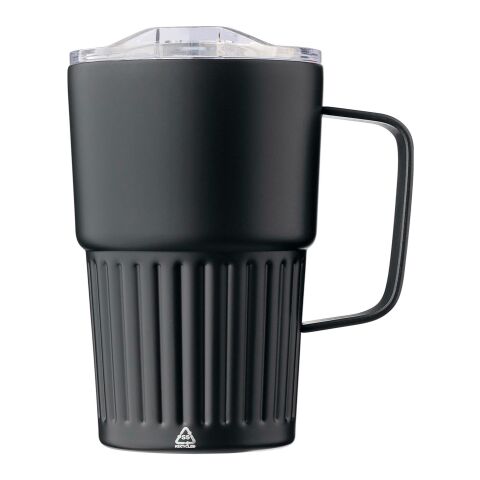 Recycelter Edelstahl-Reisebecher mit doppelter Wand (450 ml) von Calo