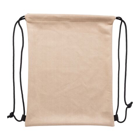 Turnbeutel &#039;Larissa&#039; aus Polyester beige | ohne Werbeanbringung | Nicht verfügbar | Nicht verfügbar