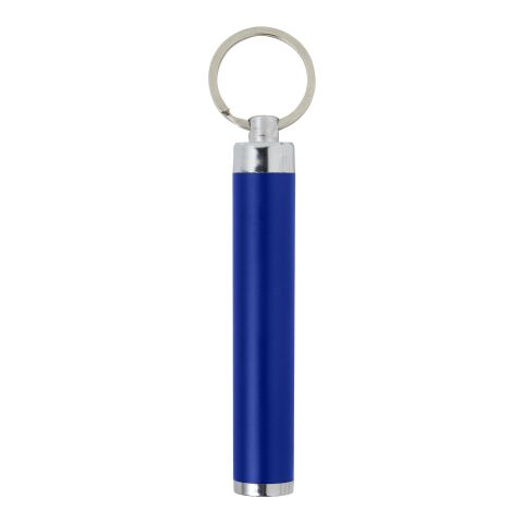 Werbeartikel Schlüsselanhänger LED-Taschenlampe Zola Spot-it mit Leuchteffekt bei Gravur Logo leuchtet auf ABS – Blau – mit Logo bedruckt