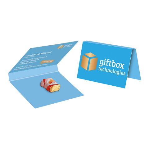 Werbekarte Visitenkartenformat mit Weihnachtsmann