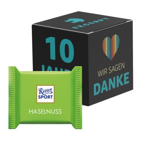 Werbeartikel Werbewürfel Ritter SPORT mini – mit Logo bedruckt