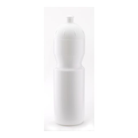 Bulb Flasche B1 750 ml Weiß | ohne Werbeanbringung | ohne Werbeanbringung | Ziehverschluss | Schwarz