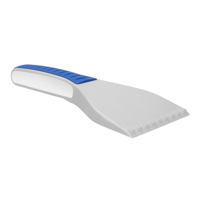 Werbeartikel Eiskratzer TopGrip - Digital Vision – weiss – mit Werbedruck ergonomisch geformter Scheibenkratzer zum Enteisen
