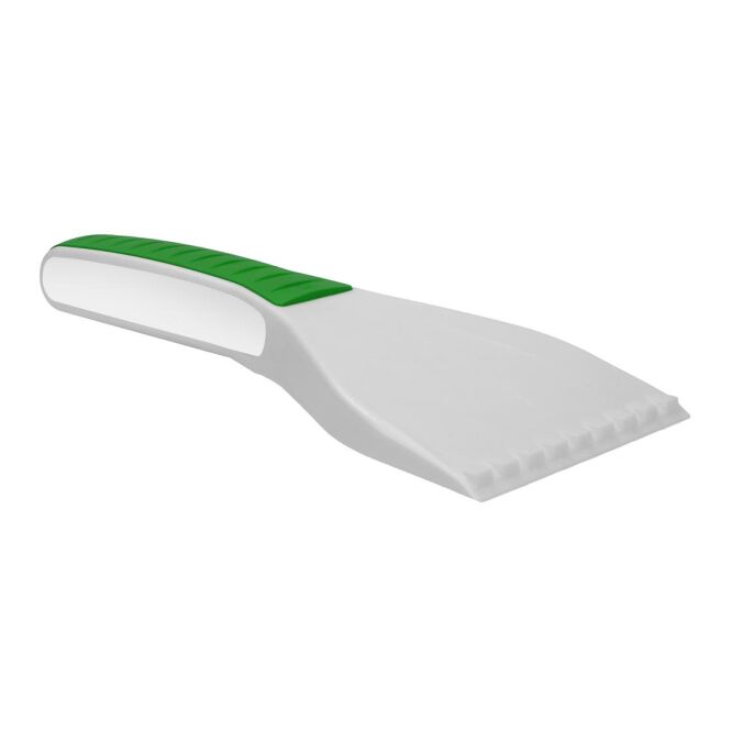 Werbeartikel Eiskratzer TopGrip - Digital Vision – weiss – mit Werbedruck, ergonomisch mit Anti-Rutsch-Griff, robuster Eisschaber