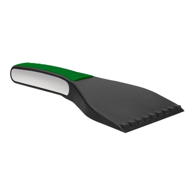 Werbeartikel Eiskratzer TopGrip – weiss – mit Logo bedruckt robuster Eisschaber mit ergonomischer Form zum effektiven Enteisen