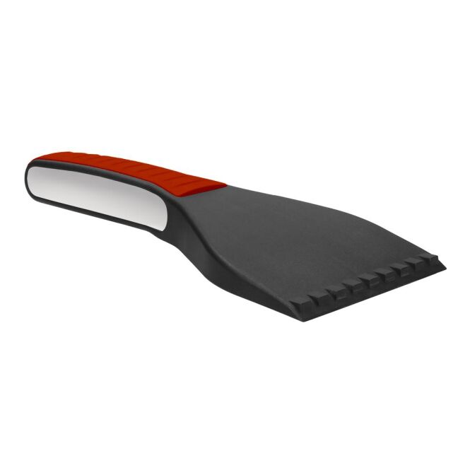 Werbeartikel Eiskratzer TopGrip – weiss/schwarz – individuell bedruckbar robuster Eisschaber zum schnellen Enteisen bei Frost