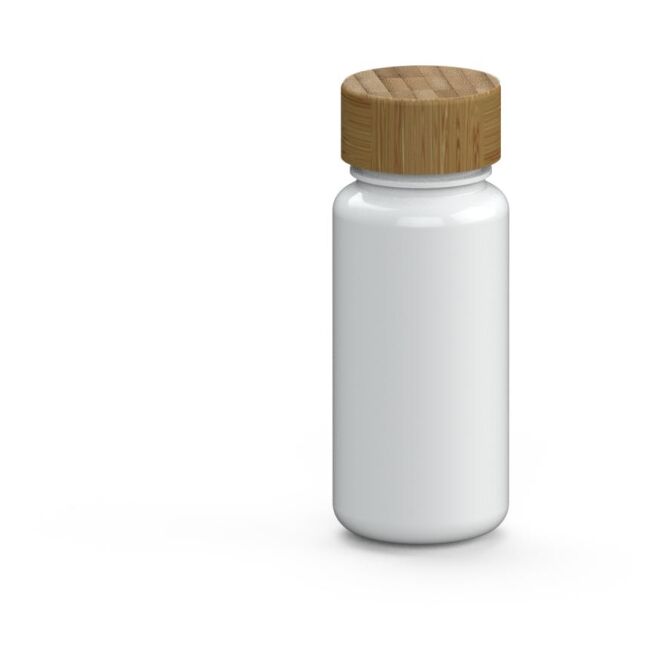 Werbeartikel Tritan Trinkflasche Natural – weiss – bedruckbar 400 ml BPA-frei auslaufsicher nachhaltig für Sportevents & Turniere