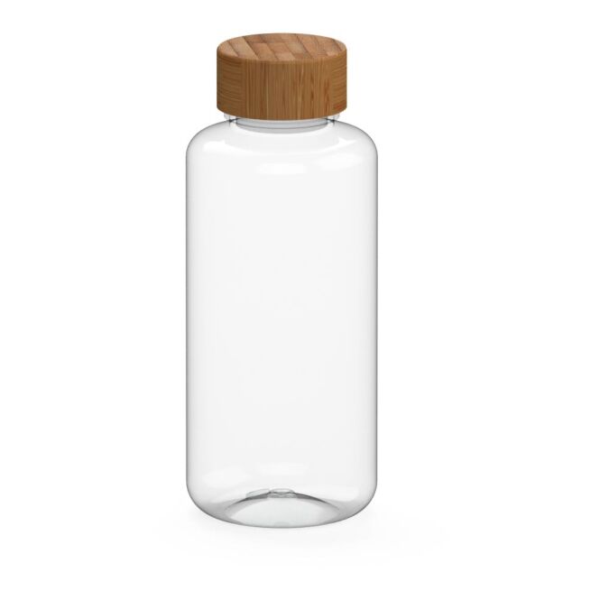 Werbeartikel Trinkflasche Natural – weiss – bedruckbar 1,0 l Tritan nachhaltig auslaufsicher für Sportevents & Turniere