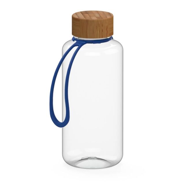 Werbeartikel Trinkflasche Natural – weiss – mit Logo bedruckt 1,0 l Tritan nachhaltig auslaufsicher für Sportevents & Turniere