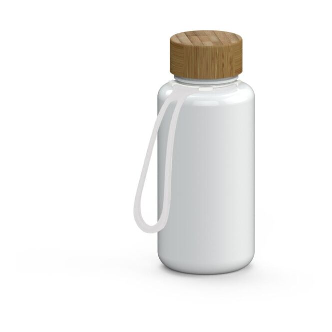 Werbeartikel Tritan Trinkflasche Natural – weiss – mit Logo bedruckbar 700 ml nachhaltig auslaufsicher für Sportevents & Turniere