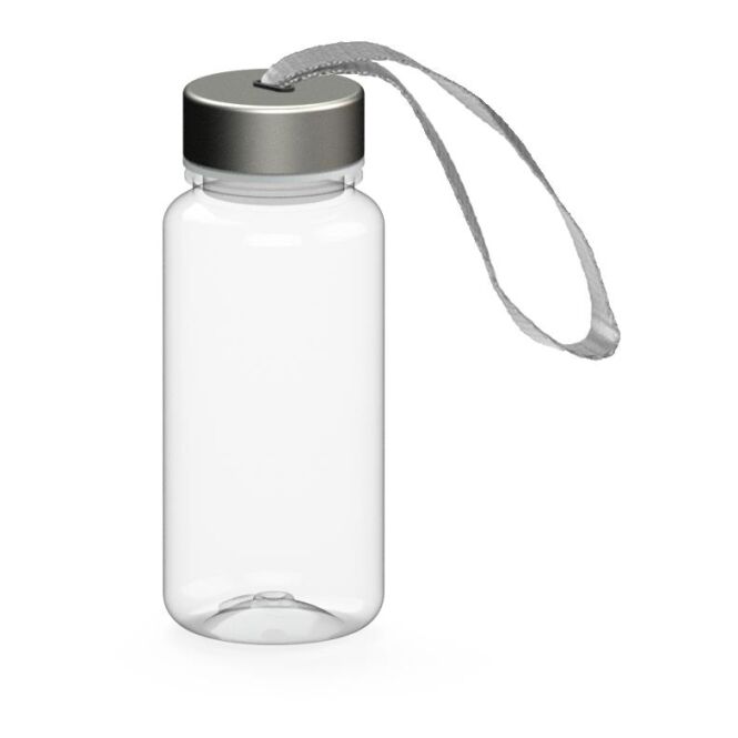 Sport-Werbemittel Tritan Trinkflasche Pure – weiss – mit Logo bedruckt 400ml auslaufsicher BPA-frei für Sportevents & Turniere