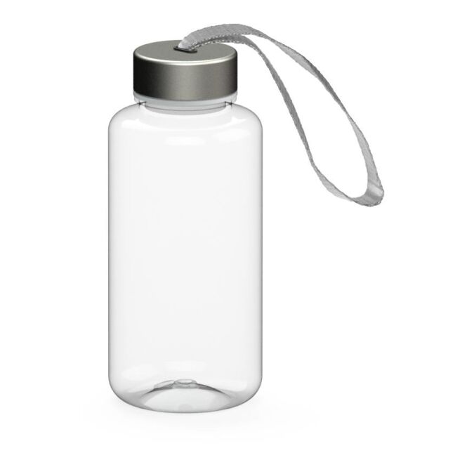 Werbeartikel Tritan Trinkflasche Pure – weiss – bedruckbar 700 ml BPA-frei auslaufsicher mit Trageschlaufe für Sportevents & Turniere