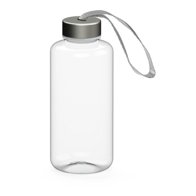 Werbeartikel Trinkflasche Pure – weiss – mit Logo bedruckt 1,0 l Tritan auslaufsicher für Sportevents & Turniere