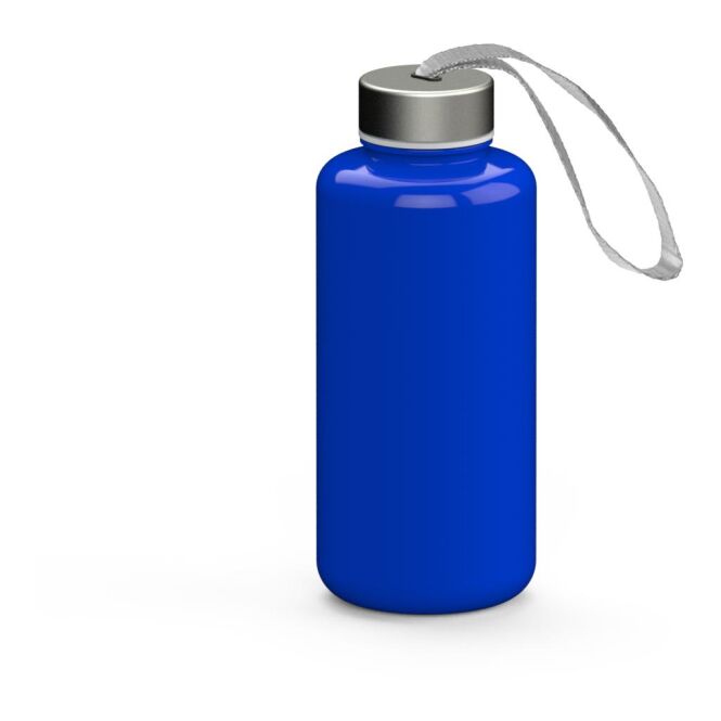 Sport-Werbemittel Tritan Trinkflasche Pure – trend-blau – mit Logo bedruckt 1,0 l BPA-frei auslaufsicher für Sportevents & Turniere
