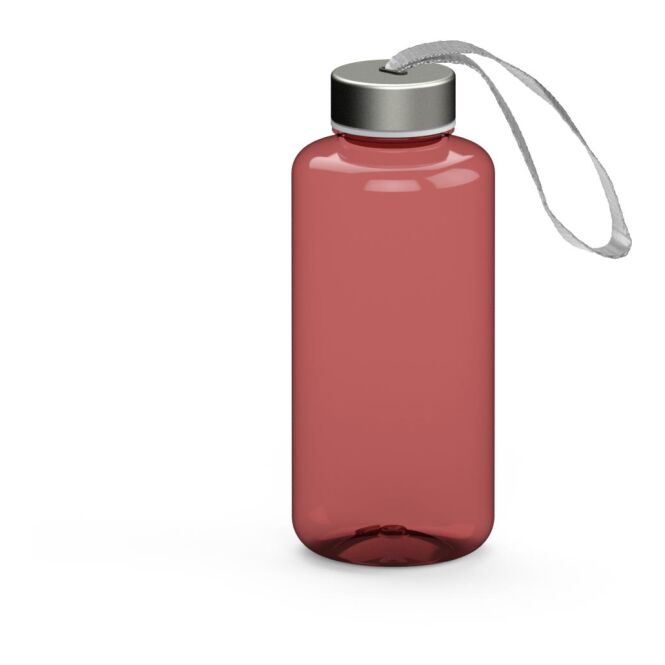 Werbeartikel Tritan Trinkflasche Pure – rot – mit Logo bedruckt 1,0 l BPA-frei auslaufsicher für Sportevents & Turniere