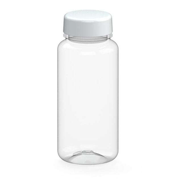 Werbeartikel Tritan Trinkflasche Refresh – weiss – bedruckbar 400 ml BPA-frei auslaufsicher für Sportevents & Turniere