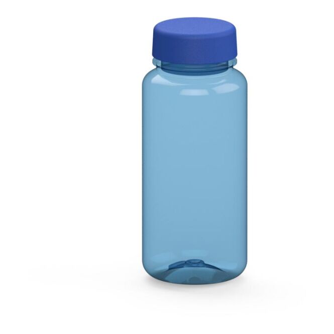 Werbeartikel Trinkflasche Refresh – trend-blau – mit Logo bedruckt 400 ml Tritan BPA-frei auslaufsicher für Sportevents & Turniere