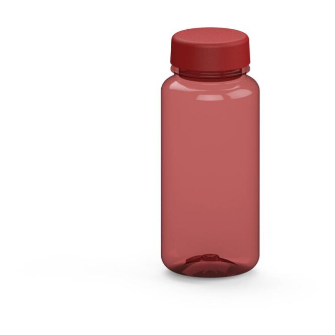 Werbeartikel Trinkflasche Refresh – rot – mit Logo bedruckt 400 ml Tritan BPA-frei auslaufsicher für Sportevents & Turniere