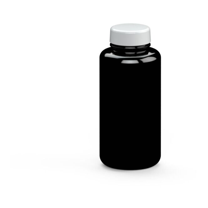 Sport-Werbemittel Tritan Trinkflasche Refresh – schwarz – mit Logo bedruckbar 700 ml BPA-frei auslaufsicher für Sportevents & Turniere