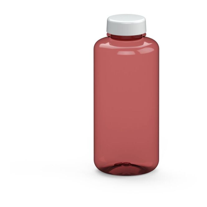 Sport-Werbemittel Tritan Trinkflasche Refresh – rot – mit Logo bedruckt 1,0 l BPA-frei auslaufsicher für Sportevents & Turniere