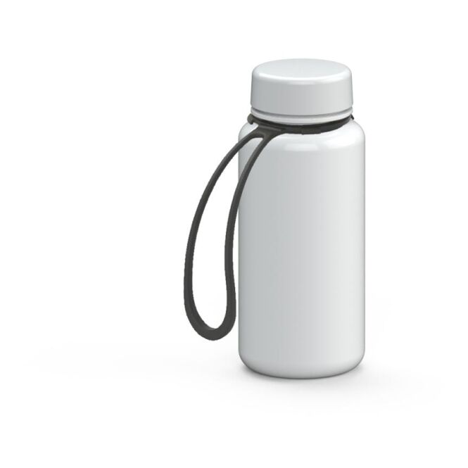 Werbeartikel Tritan Trinkflasche Refresh – weiss – mit Logo bedruckbar 400ml auslaufsicher für Sportevents & Turniere