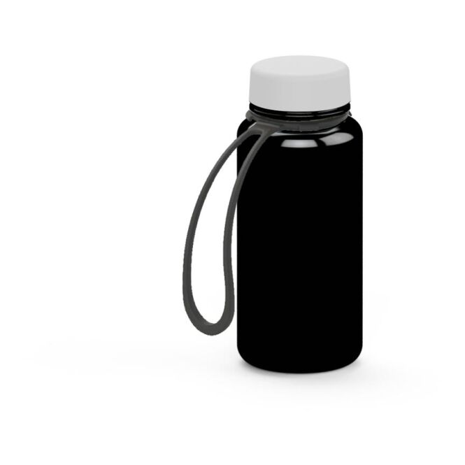 Sport-Werbemittel Trinkflasche Refresh Tritan – schwarz – mit Logo bedruckt 400 ml BPA-frei auslaufsicher für Sportevents & Turniere