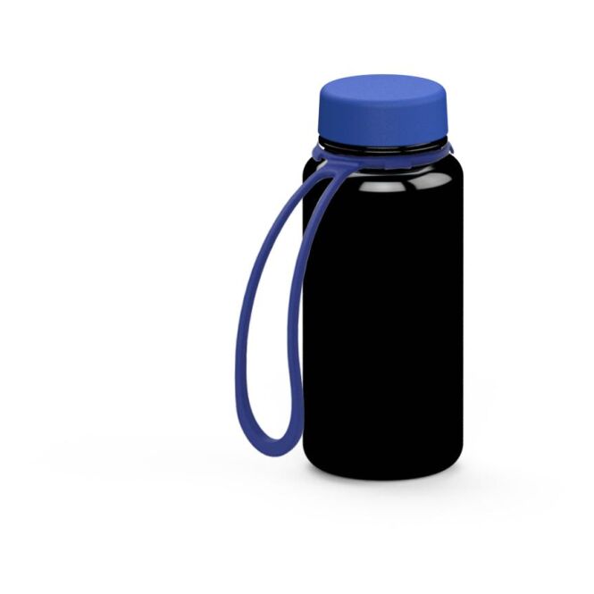 Sport-Werbemittel Tritan Trinkflasche Refresh – schwarz – mit Logo bedruckbar 400 ml BPA-frei auslaufsicher für Sportevents