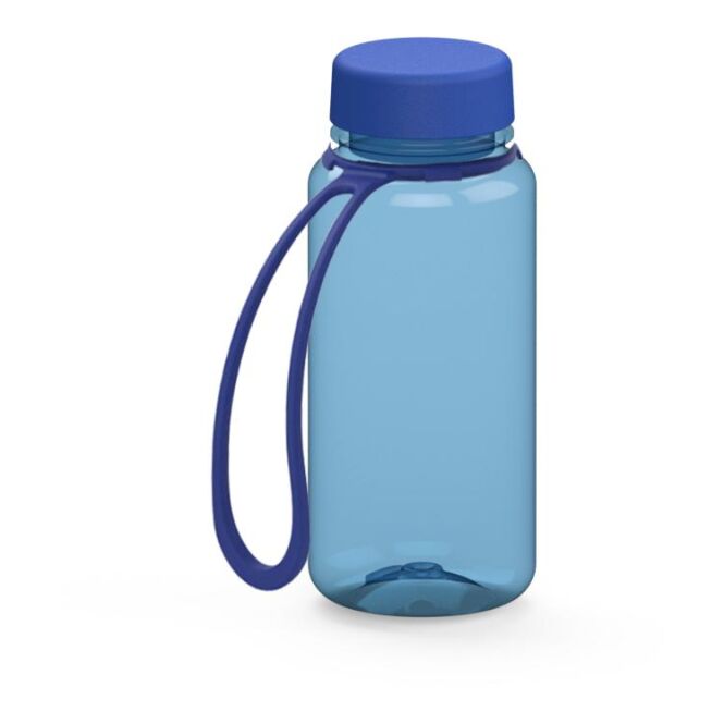 Sport-Werbemittel Trinkflasche Refresh Tritan – trend-blau – mit Logo bedruckt 400 ml auslaufsicher für Sportevents & Turniere