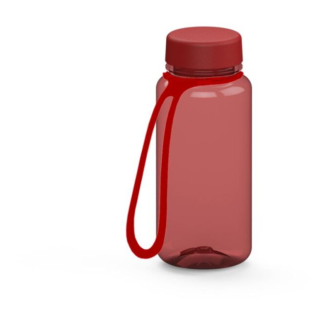 Werbeartikel Trinkflasche Refresh – rot – mit Logo bedruckt 400 ml aus Tritan BPA-frei auslaufsicher für Sportevents & Turniere