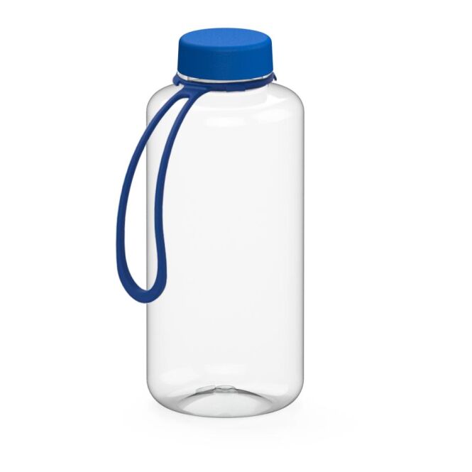 Werbeartikel Tritan Trinkflasche Refresh – weiss – mit Logo bedruckt 1,0 l BPA-frei auslaufsicher für Sportevents & Turniere