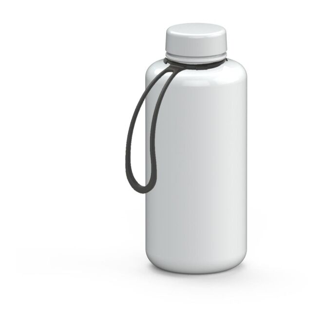 Werbeartikel Trinkflasche Refresh – weiss – bedruckbar 1,0 l Tritan auslaufsicher für Sportevents & Turniere