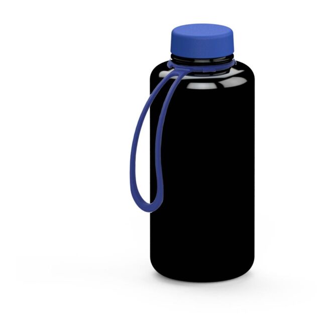 Werbeartikel Tritan Trinkflasche Refresh – schwarz – mit Logo bedruckbar 1,0 l BPA-frei auslaufsicher für Sportevents & Turniere