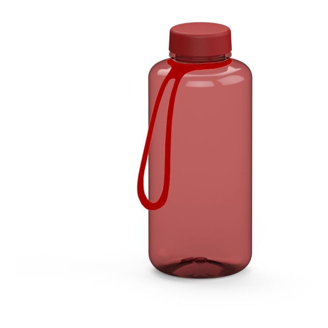 Werbeartikel Trinkflasche Refresh – rot – mit Logo bedruckbar 1,0 l Tritan auslaufsicher für Sportevents & Turniere