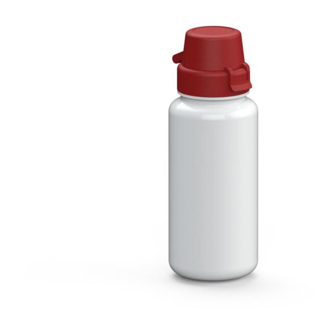 Werbeartikel Tritan Trinkflasche School – weiss – bedruckbar 400 ml BPA-frei robust für Sportevents & Turniere