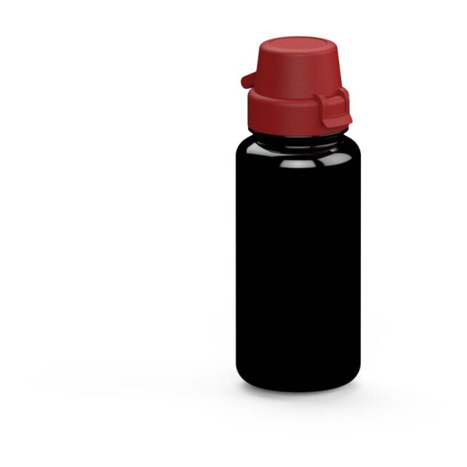 Werbeartikel Trinkflasche School – schwarz – bedruckbar 400 ml Tritan BPA-frei für Sportevents & Turniere