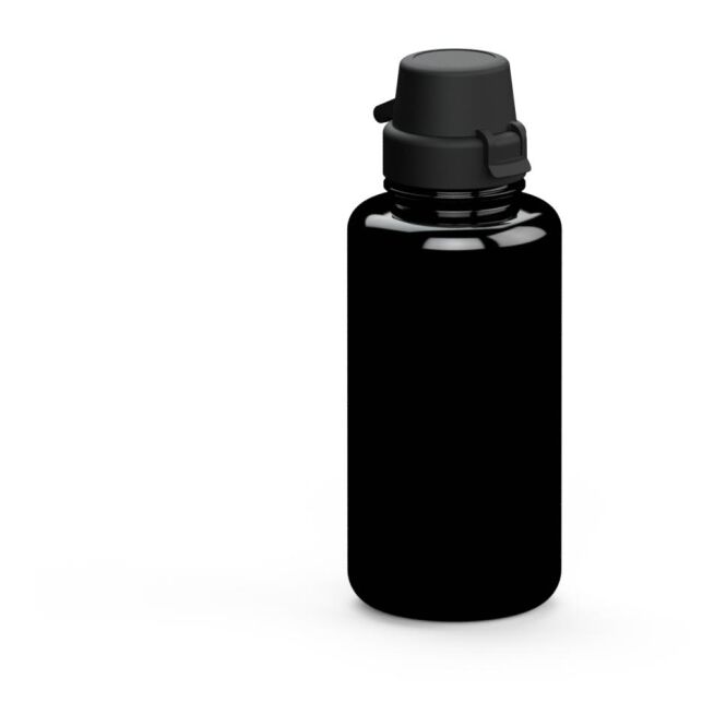 Werbeartikel Tritan Trinkflasche School – schwarz – mit Logo bedruckt 700 ml BPA-frei für Sportevents & Turniere