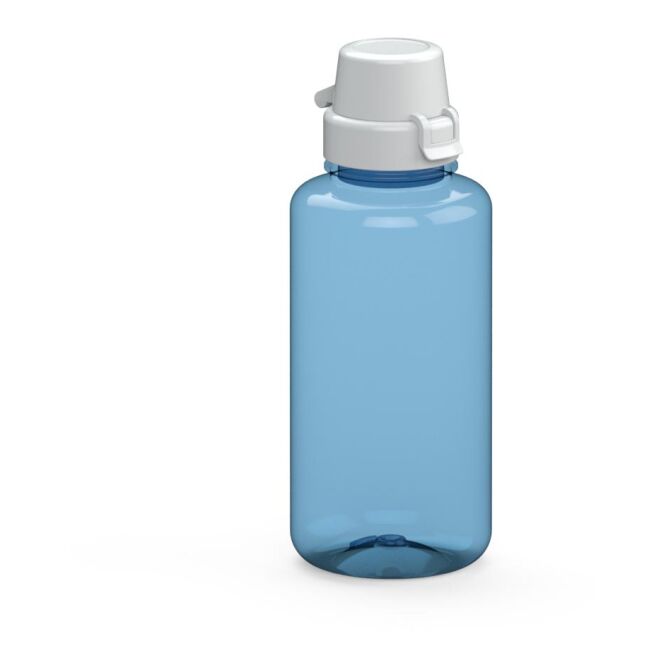 Werbeartikel Tritan Trinkflasche School – trend-blau – mit Logo bedruckt 700 ml BPA-frei für Sportevents & Turniere