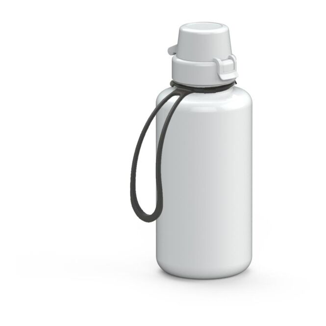 Giveaway Tritan Trinkflasche School – weiss – mit Logo bedruckt 700 ml robust BPA-frei für das Sommerfest