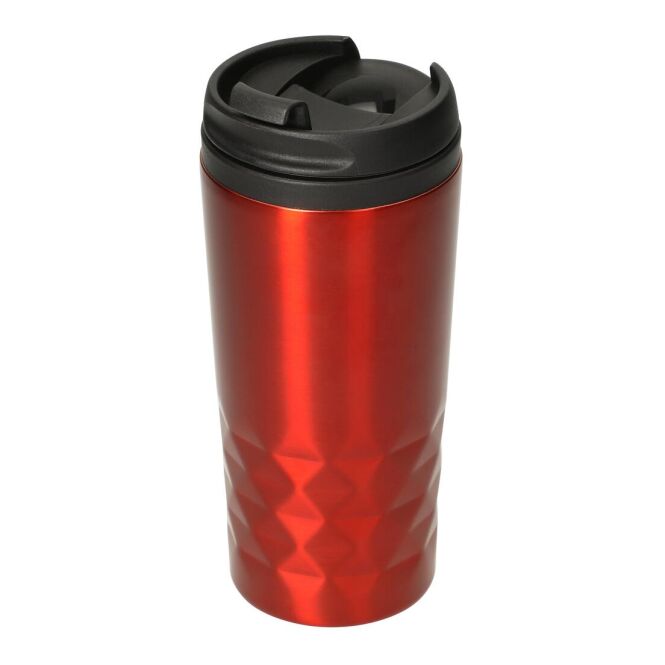 Werbeartikel Thermobecher Vienna – rot – mit Logodruck 300 ml für die Büroküche