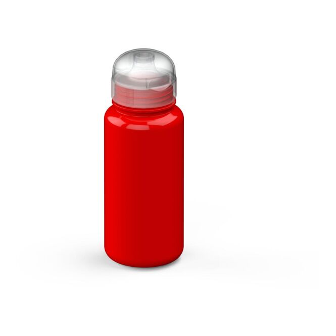 Werbeartikel Trinkflasche Sports – rot – bedruckbar 400 ml Tritan auslaufsicher für Sportevents & Turniere