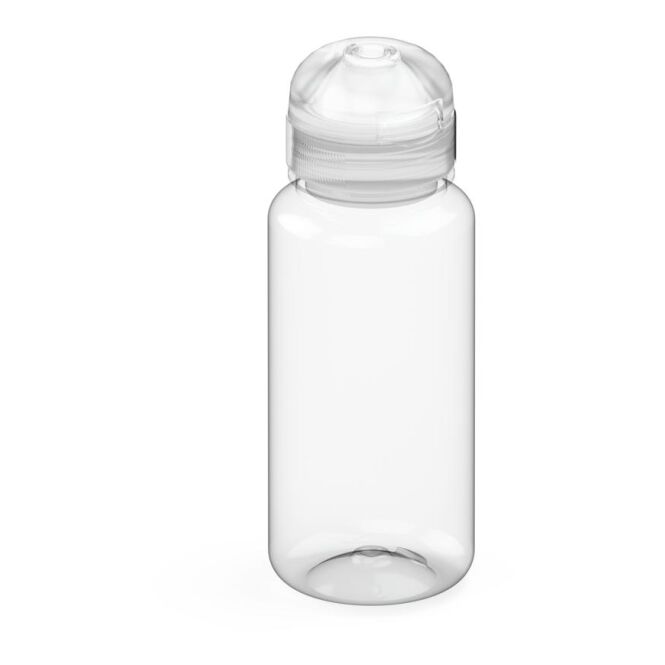 Werbeartikel Sportflasche Sports – weiss – bedruckbar 400 ml aus Tritan BPA-frei auslaufsicher für Sportevents & Turniere
