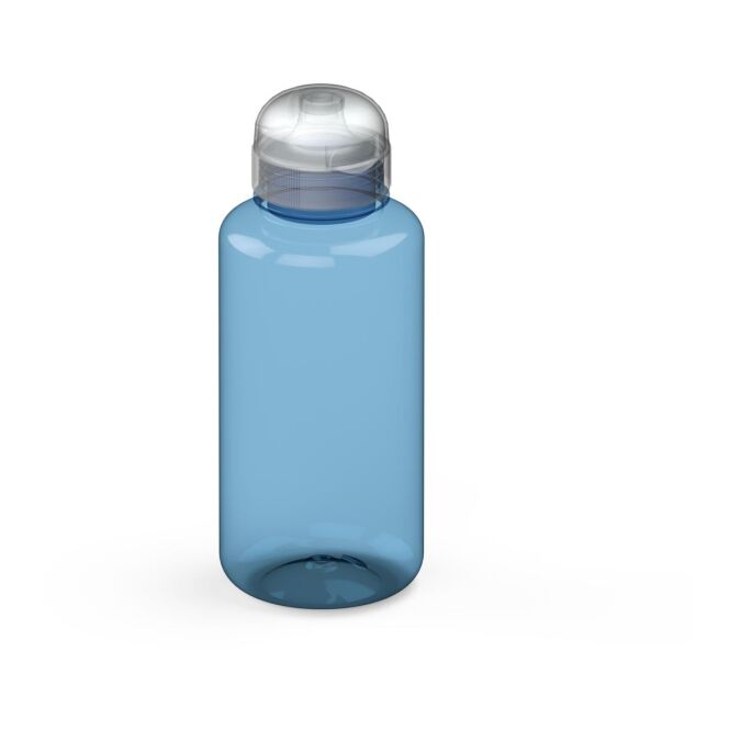 Sport-Werbemittel Trinkflasche Sports – trend-blau – mit Logo bedruckbar 700 ml aus robustem Tritan auslaufsicher für Sportevents