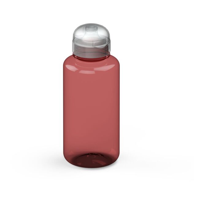 Sport-Werbemittel Trinkflasche Sports – rot – mit Logo bedruckt 700 ml aus Tritan, auslaufsicher, robust für Sportevents & Turniere