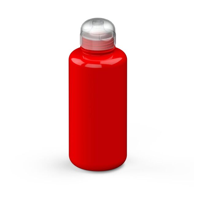 Sport-Werbemittel Tritan Trinkflasche Sports – rot – mit Logo bedruckt 1,0 l auslaufsicher BPA-frei für Sportevents & Turniere